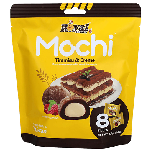 Royal Family Mochi Tiramisu & Creme 120g
