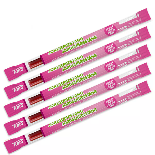 5st - Pingvinstång Jordgubb 27g