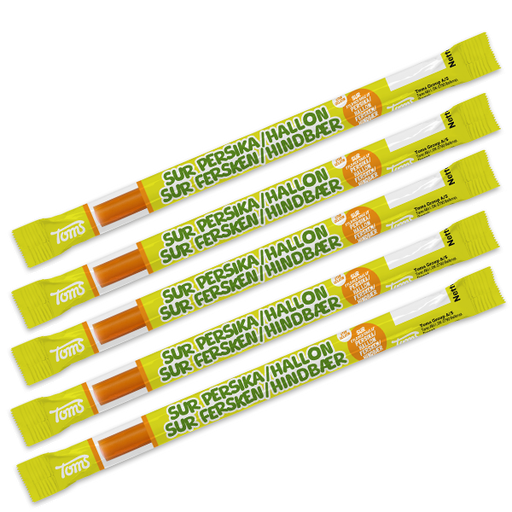 5st-Pingvinsstång Sur Persika/Hallon 55g