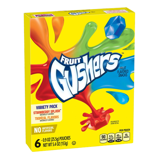 Fruit Gushers Strawberry Tropical 136g