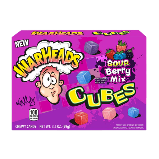 Warheads Sour Mix Cubes Theatrebox 99g