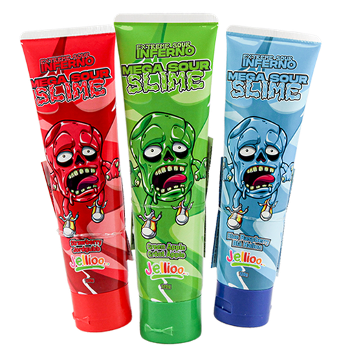 3st - Inferno Mega Sour Slime 120g