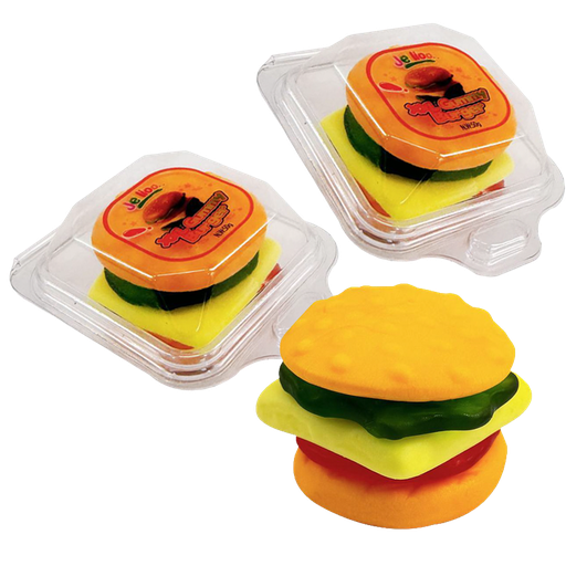 2st - Jellioo XXL Gummy Burger 50g