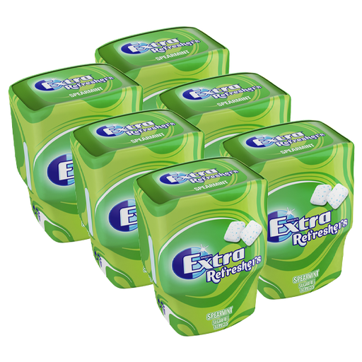 Extra Refreshers Spearmint 6-pack