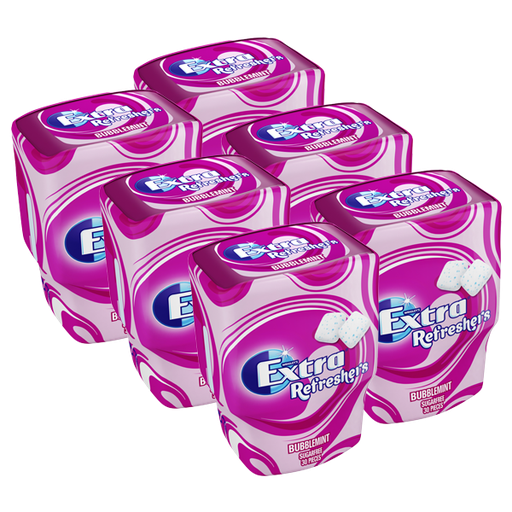 Extra Refreshers Bubblemint 6-pack