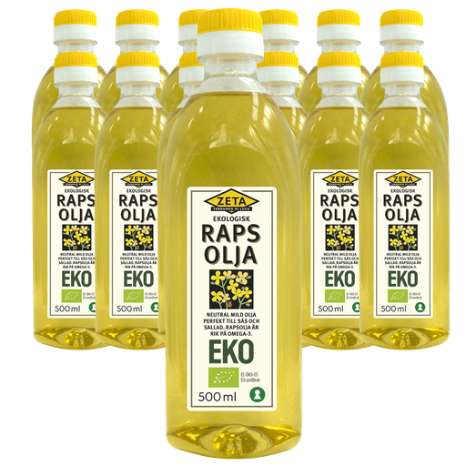 Zeta Ekologisk Rapsolja 50cl x 12st