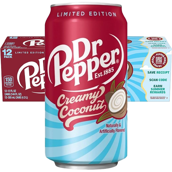 DR Pepper Coconut 355ml x 12-pack | Default Start Page - Alla kategorier - Drycker - Läsk | Gottegrisen