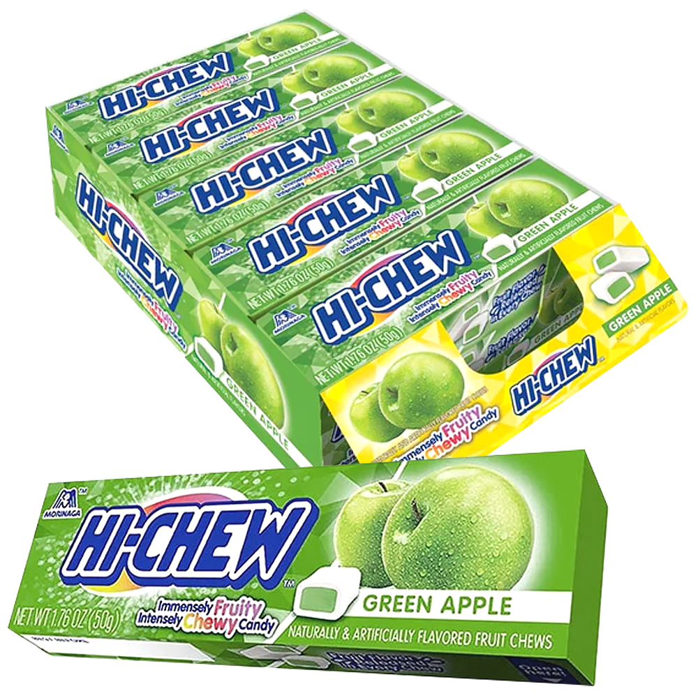 Hi-Chew Green Apple 50g x 15st | Default Start Page - Alla kategorier - Godis - Storpack | Gottegrisen