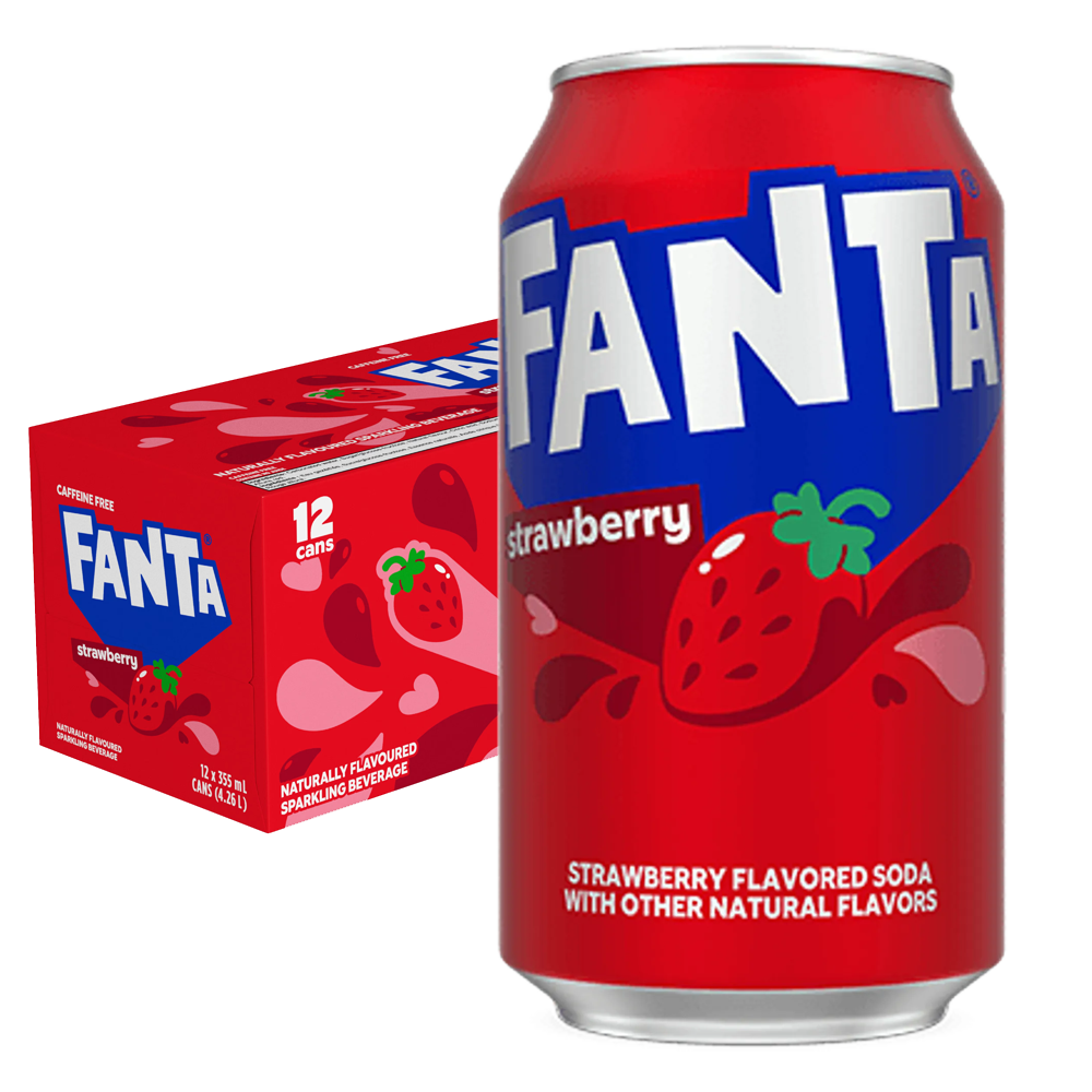 Fanta Strawberry 35,5 CL x 12st