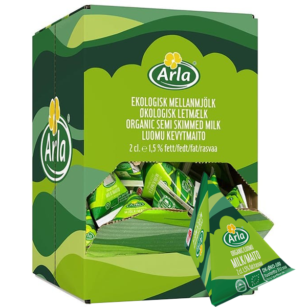Arla Kaffemjölk Ekologisk 1,5% 2clx100st | Default Start Page - Alla kategorier - Fika - Kaffemjölk | Gottegrisen