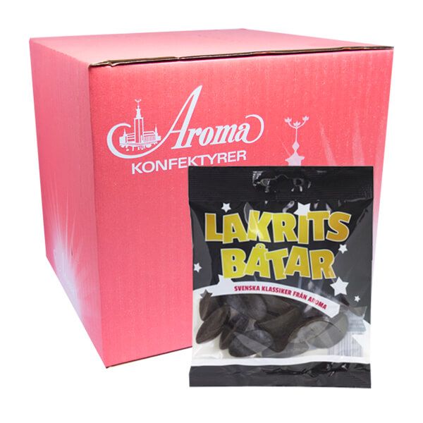 Lakritsbåtar 80 g x 20 st | Default Start Page - Alla kategorier - Godis - Påsar & Stycksaker | Gottegrisen