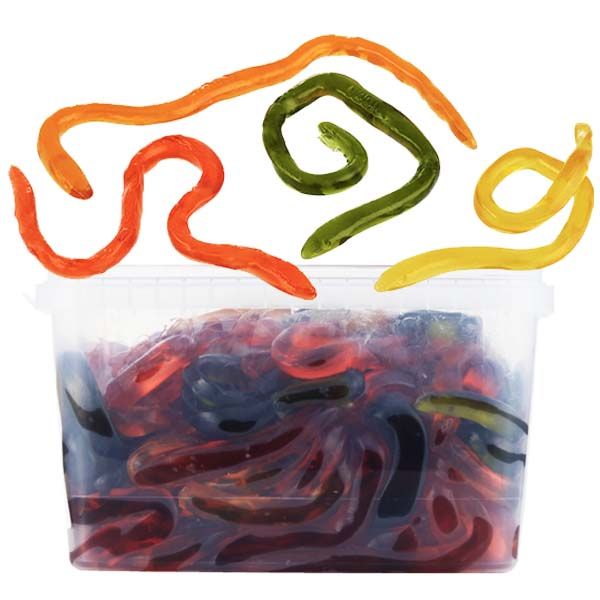 AROMA JÄTTEORMAR - 2,5 kg | Default Start Page - Alla kategorier - Godis - Säsongsvaror - Halloween | Gottegrisen