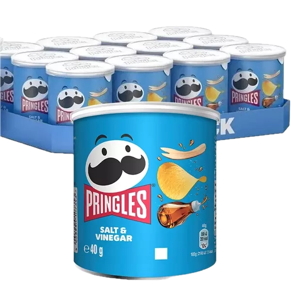 Pringles Salt & Vinegar 12x 40g | Default Start Page - Alla kategorier - Chips & Snacks - Chips - Chipsrör | Gottegrisen