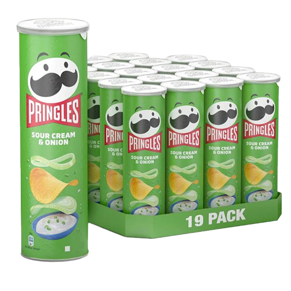 Pringles Sour Cream & Onion 19st x 165g | Default Start Page - Alla kategorier - Chips & Snacks - Chips - Chipsrör | Gottegrisen