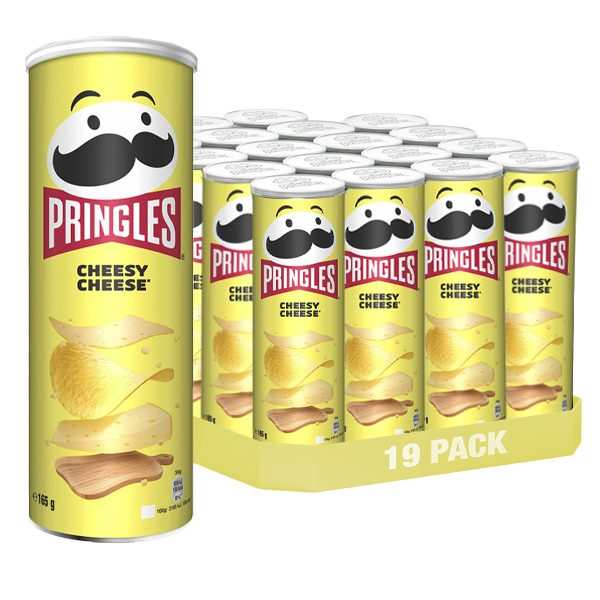 Pringles Cheesy Cheese 19st x 165g | Default Start Page - Alla kategorier - Chips & Snacks - Chips - Chipsrör | Gottegrisen
