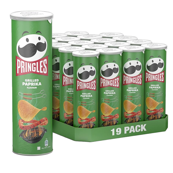 Pringles Grilled Paprika 19st x 165g | Default Start Page - Alla kategorier - Chips & Snacks - Chips - Chipsrör | Gottegrisen