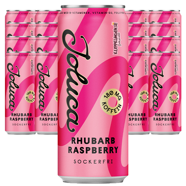 Joluca Rhubarb Raspberry 24st x 330ml | Default Start Page - Alla kategorier - Nyheter - Nyheter 2025 - Dryck - Nyheter 2025 | Gottegrisen
