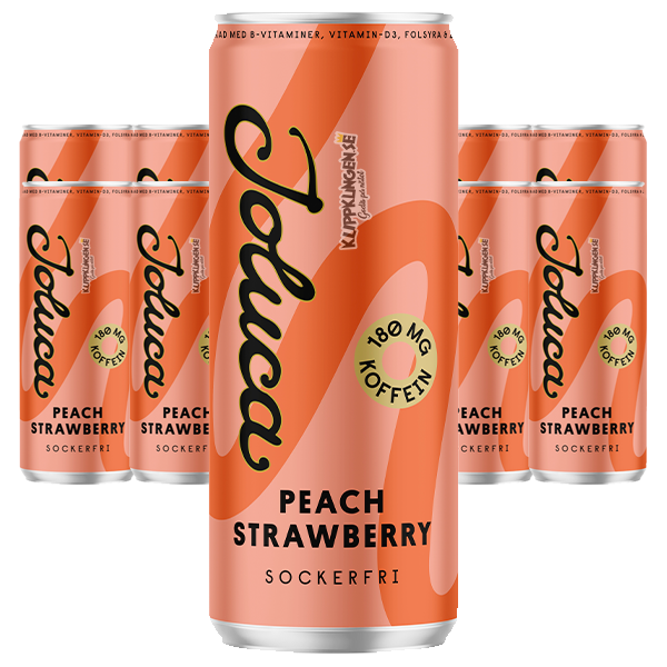 Joluca Peach Strawberry 24st x 33cl | Default Start Page - Alla kategorier - Nyheter - Nyheter 2025 - Dryck - Nyheter 2025 | Gottegrisen