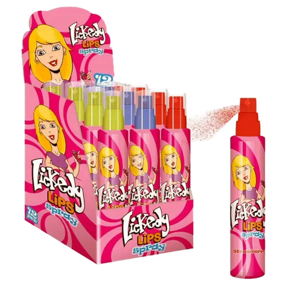 Licked Lips Spray 60ml x 12st | Default Start Page - Alla kategorier - Godis - Påsar & Stycksaker - Roliga Stycksaker | Gottegrisen