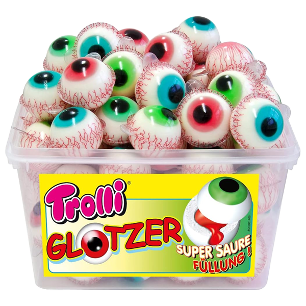 Trolli Glotzer Eyes 60-pack | Default Start Page - Alla kategorier - Godis - Säsongsvaror - Halloween | Gottegrisen