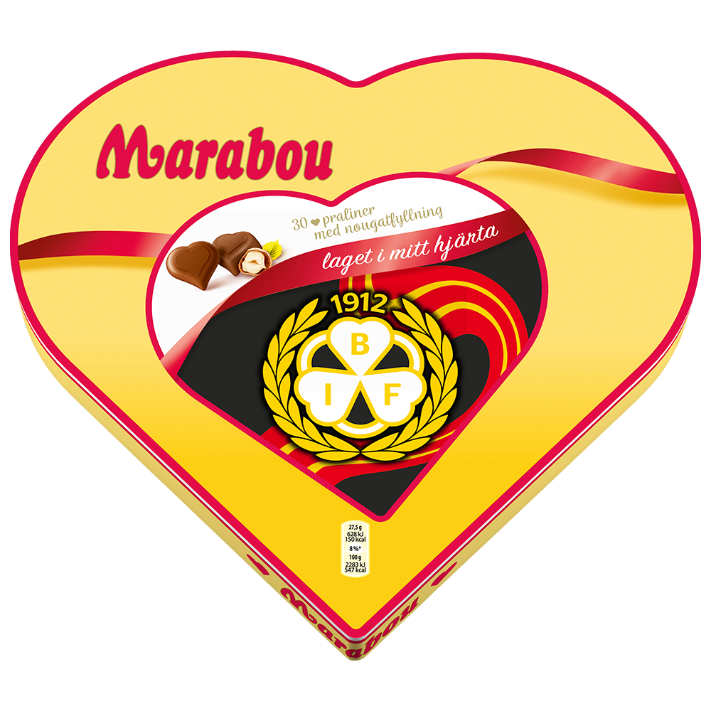 Brynäs Hearts 165g | Default Start Page - Alla kategorier - Godis - Choklad | Gottegrisen