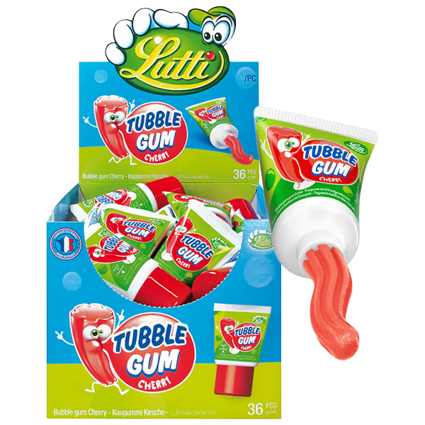 TUBBLE GUM CHERRY CANDIT -36st | Default Start Page - Alla kategorier - Godis - Tuggummi - Godistuggummi | Gottegrisen