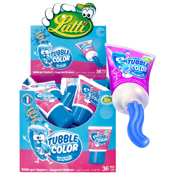 TUBBLE GUM COLOR CANDIT -36st | Default Start Page - Alla kategorier - Godis - Tuggummi - Godistuggummi | Gottegrisen