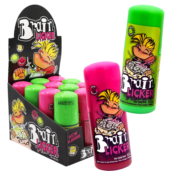 Brain Licker Sour Apple Cherry 60ml x 12 | Default Start Page - Alla kategorier - Godis - Klubbor & Tuggummi | Gottegrisen