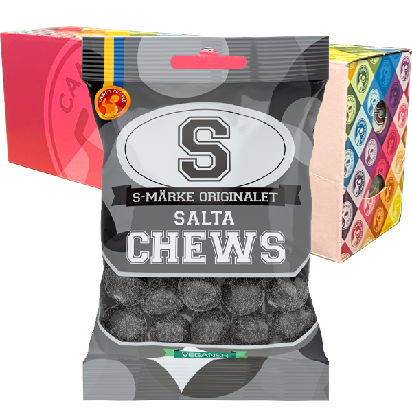 S-Märke Chews Salta 18st x 70g | Default Start Page - Alla kategorier - Godis - Påsar & Stycksaker - Godispåsar | Gottegrisen