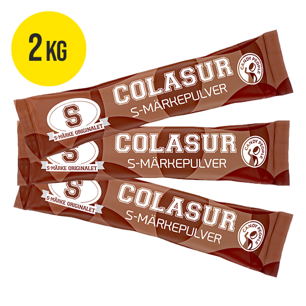 S-Märke pulver Colasur 2kg | Default Start Page - Alla kategorier - Godis - Lösvikt | Gottegrisen