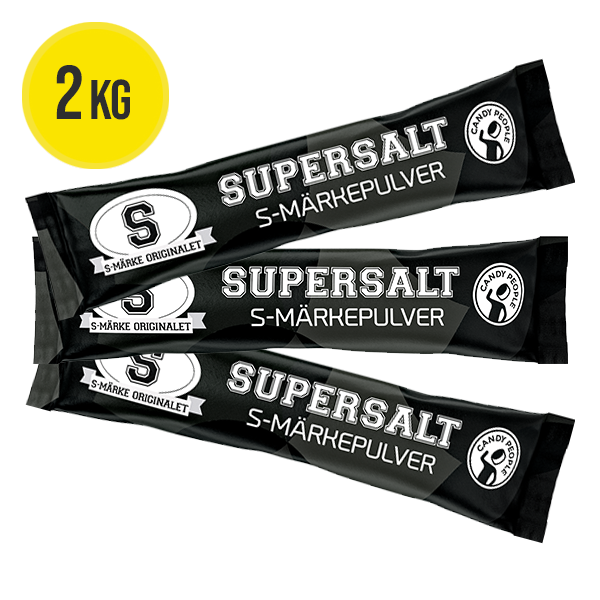 S-Märke pulver Supersalt 2kg | Default Start Page - Alla kategorier - Godis - Lösvikt | Gottegrisen