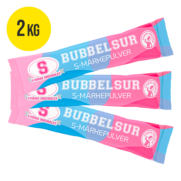 S-MÄRKE PULVER BUBBELSUR | Default Start Page - Alla kategorier - Godis - Lösvikt | Gottegrisen