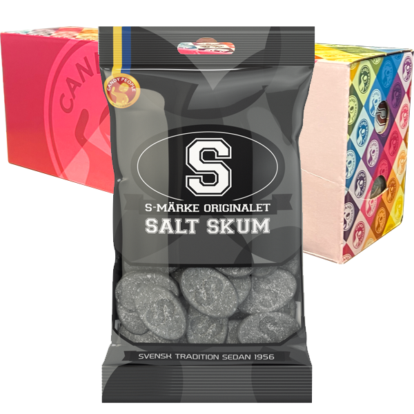 S-Märke Salt Skum 70g x 14 st | Default Start Page - Alla kategorier - Godis - Påsar & Stycksaker - Godispåsar | Gottegrisen