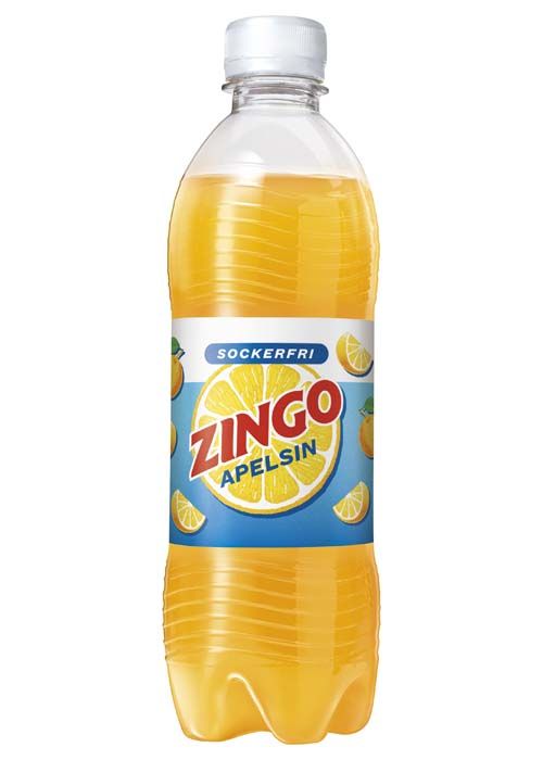 Zingo Original Sockerfri 50 cl x 12 st | Default Start Page - Alla kategorier - Drycker - Läsk | Gottegrisen