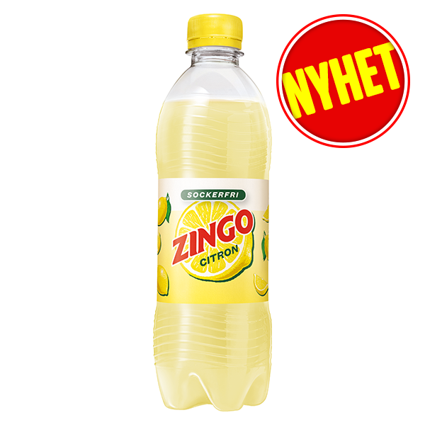 Zingo Citron Sockerfri 50 cl x 12 st | Default Start Page - Alla kategorier - Drycker - Läsk | Gottegrisen