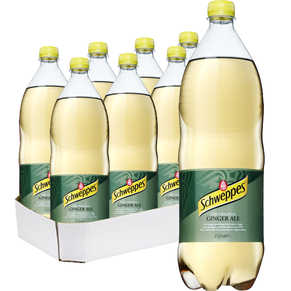 Schweppes Ginger Ale 150cl x 8st | Default Start Page - Alla kategorier - Drycker - Cider & Drinkmixar | Gottegrisen