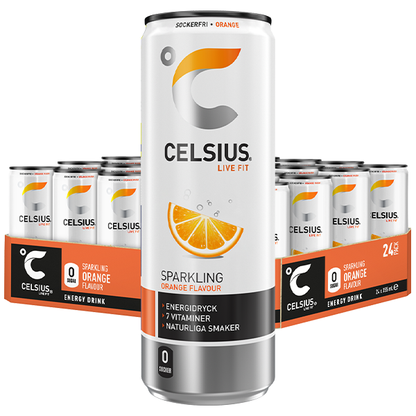 Celsius Orange Rush 24st x 355ml | Default Start Page - Alla kategorier - Nyheter - Nyheter 2024 - Dryck - Nyheter 2024 | Gottegrisen