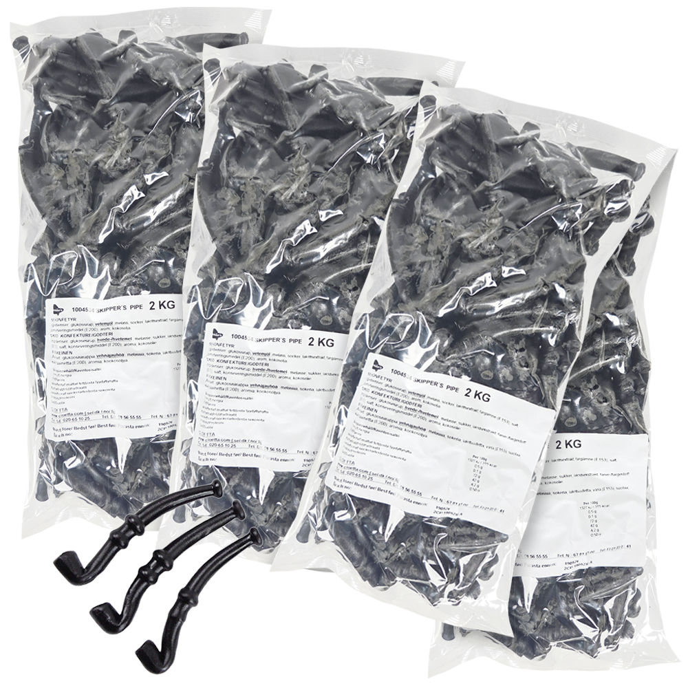 Skipper´s Pipe lösvikt 8kg (4st á 2kg) | Default Start Page - Alla kategorier - Godis - Lösvikt | Gottegrisen