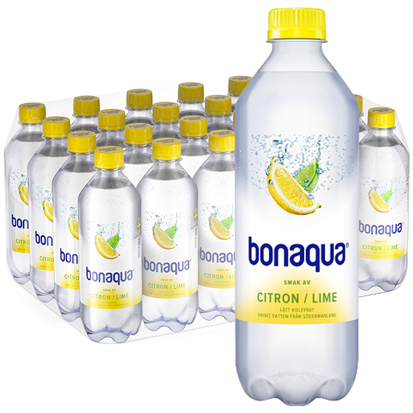 Bonaqua Citron Lime 50cl x 24st | Default Start Page - Alla kategorier - Drycker - Mineralvatten | Gottegrisen