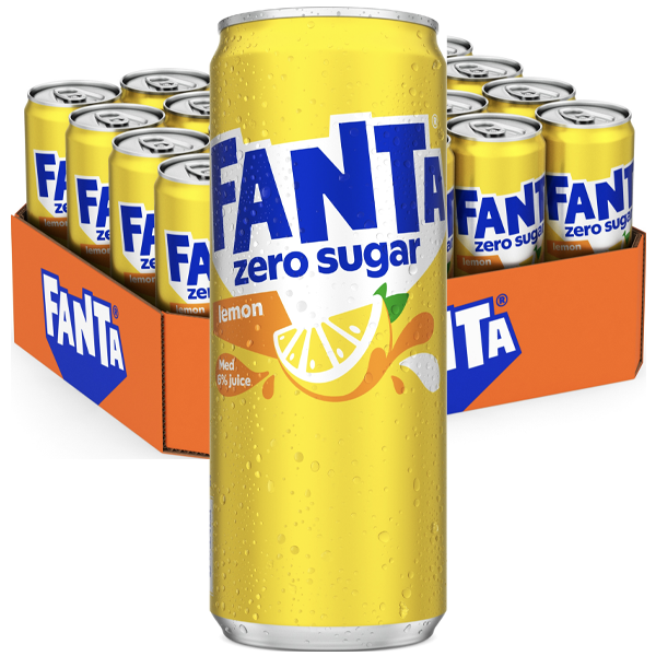 Fanta Lemon Zero 33cl x 20st | Default Start Page - Alla kategorier - Drycker - Läsk | Gottegrisen