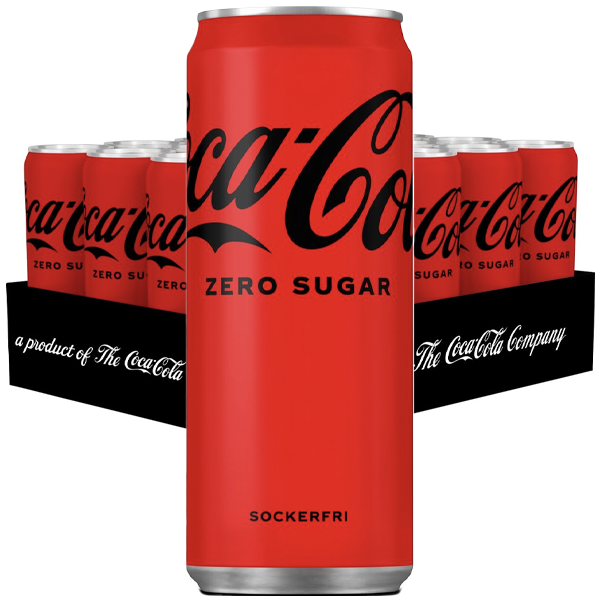 Coca-Cola Zero 33 cl x 20 st | Default Start Page - Alla kategorier - Drycker - Läsk | Gottegrisen