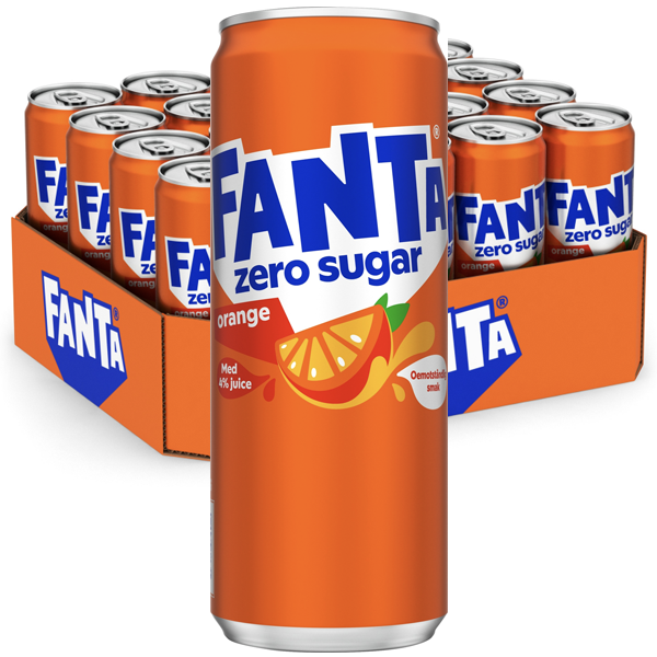 Fanta Orange Zero 33 cl x 20 st | Default Start Page - Alla kategorier - Drycker - Läsk | Gottegrisen
