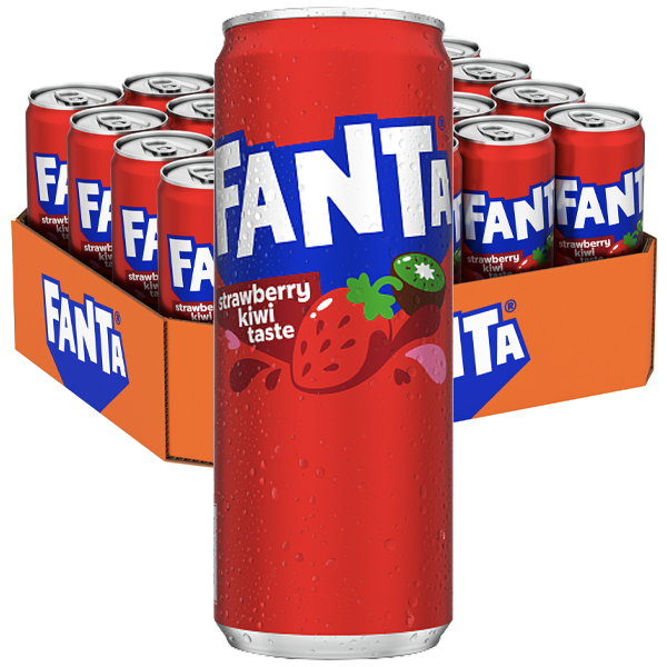Fanta Strawberry & Kiwi 33cl x 20st | Default Start Page - Alla kategorier - Drycker - Läsk | Gottegrisen