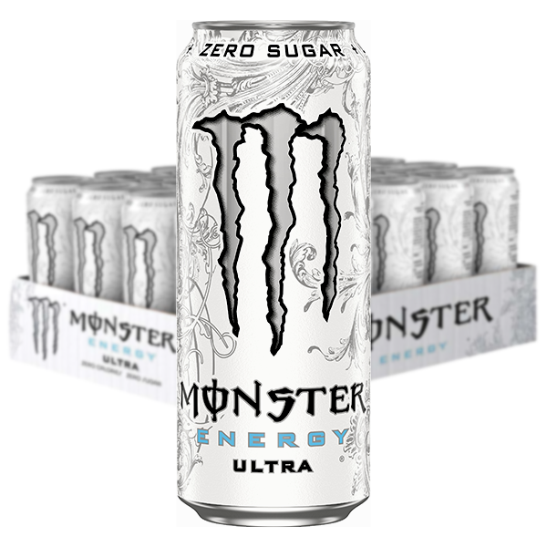 Monster Ultra (vit) 24st x 50cl | Default Start Page - Alla kategorier - Drycker - Energidryck | Gottegrisen