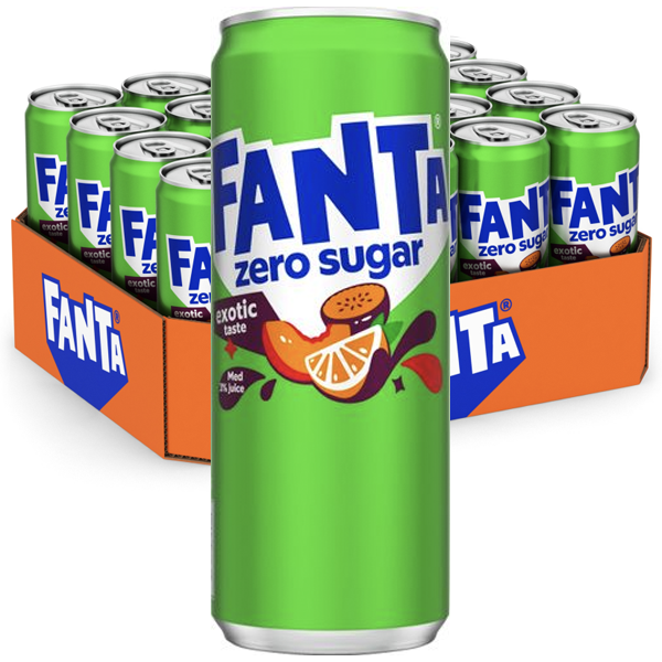 Fanta Exotic Zero 33cl x 20st | Default Start Page - Alla kategorier - Drycker - Läsk | Gottegrisen