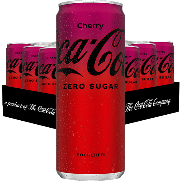 Coca Cola Cherry Zero 33cl x 20st | Default Start Page - Alla kategorier - Drycker - Läsk | Gottegrisen