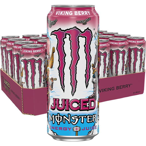 Monster Juiced Viking Berry 50cl x 24st | Default Start Page - Alla kategorier - Nyheter - Nyheter 2026 - Dryck - Nyheter 2026 | Gottegrisen