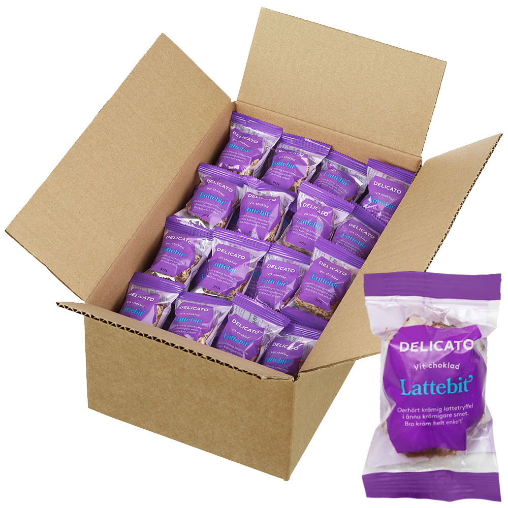 Lattebit mini 90-pack (18g x 90st) | Default Start Page - Alla kategorier - Fika - Till Fikarummet | Gottegrisen
