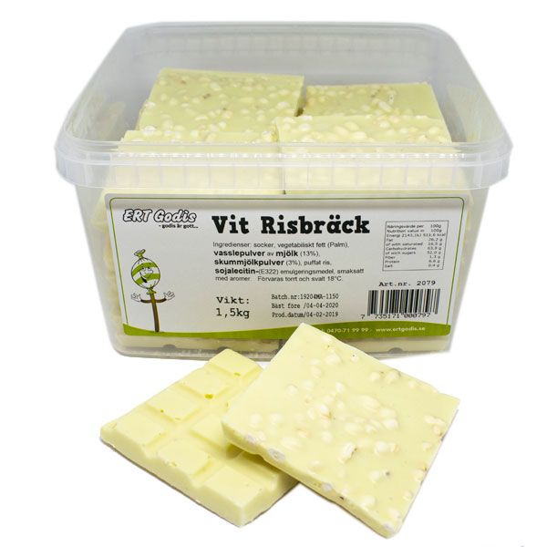 VIT RISBRÄCK - 1,5 kg | Default Start Page - Alla kategorier - Godis - Lösvikt | Gottegrisen