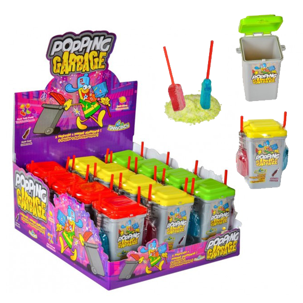 Popping Garbage 12 st | Default Start Page - Alla kategorier - Godis - Påsar & Stycksaker - Roliga Stycksaker | Gottegrisen